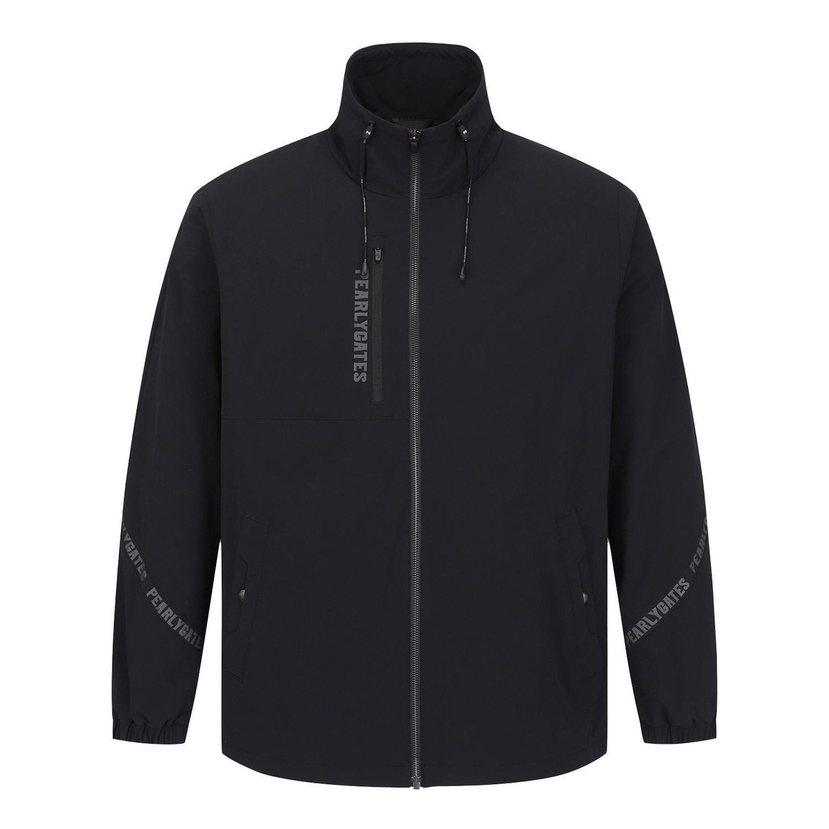 PEARLY GATES - PGGフュージョンフルジップフーディ(men's) PEARLY GATES Genuine PEARLY GATES GOLF Mens Logo Sleeve Warm Zip-Up
