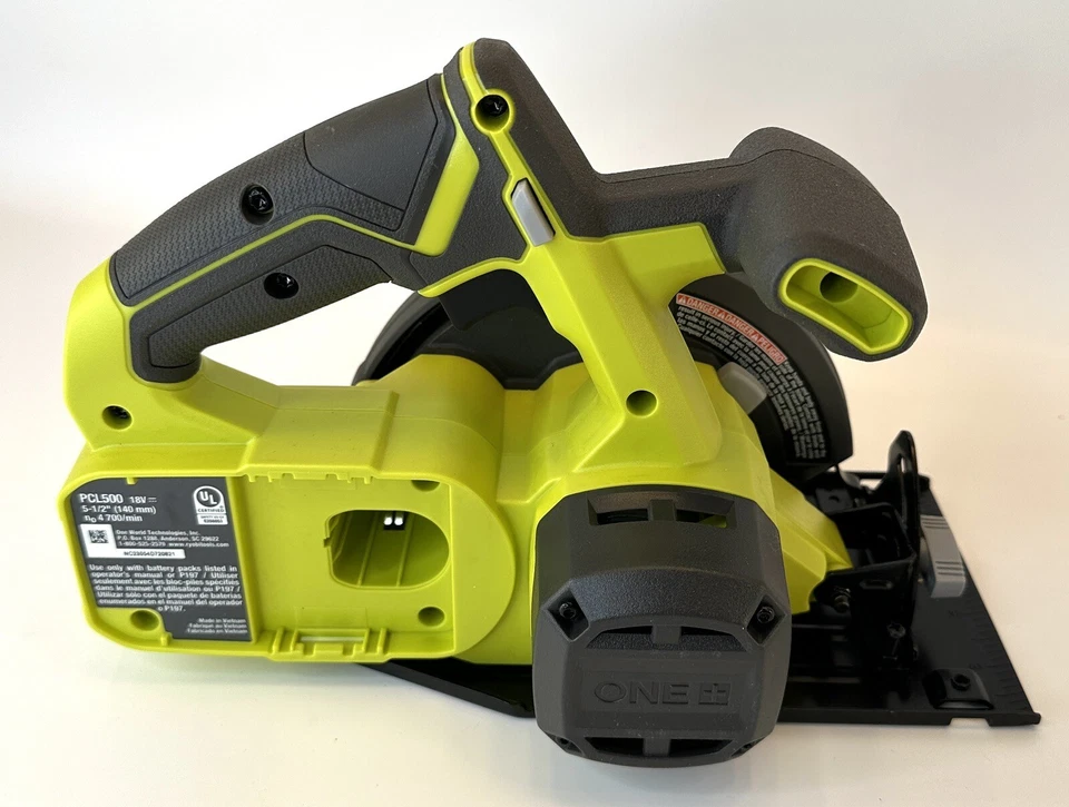 Ryobi One+ 18V 5 1/2 in Circular Saw Cordless Tool Only Model PCL500B - Image 4 of 4