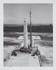 Tiros 6 Delta Launch Vehicle 1962 NASA Rocket - Original USAF NASA Photo