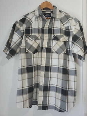 Men's Plush Flannel Plaid Western Shirt In Green & Turquoise
