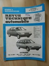 Revue technique Citroen BX