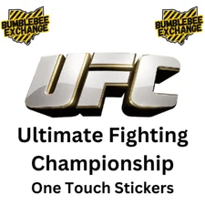 UFC One Touch Stickers - Mag Seal Stickers - Premium Vinyl - Pick Your Design