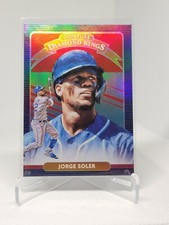 2020 Donruss Holo Red #19 Jorge Soler Diamond Kings DK Kansas City Royals B1B
