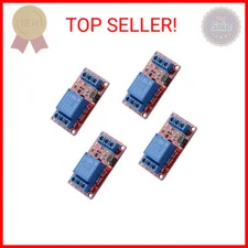 4 pcs DC 5V 1 Channel Relay Module Board Shield High/Low Level Trigger with Opto