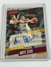 2017 Panini Prestige Bonus Shots Signatures Crystal Ante Zizic #1 Rookie Auto RC
