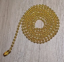 Bronze Military 2.4mm Ball Bead Dog Tag Chain Necklace 24"25"27"28"30"