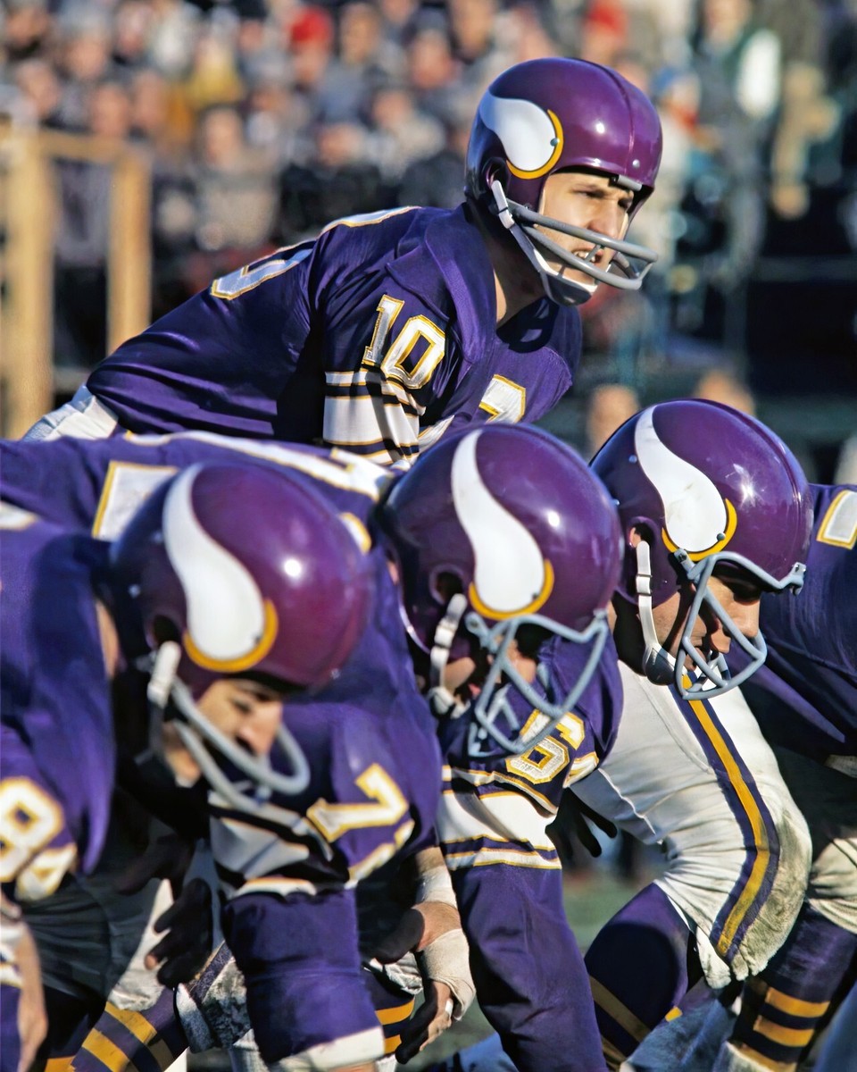 Fran Tarkenton #10 Minnesota Vikings NFL 8