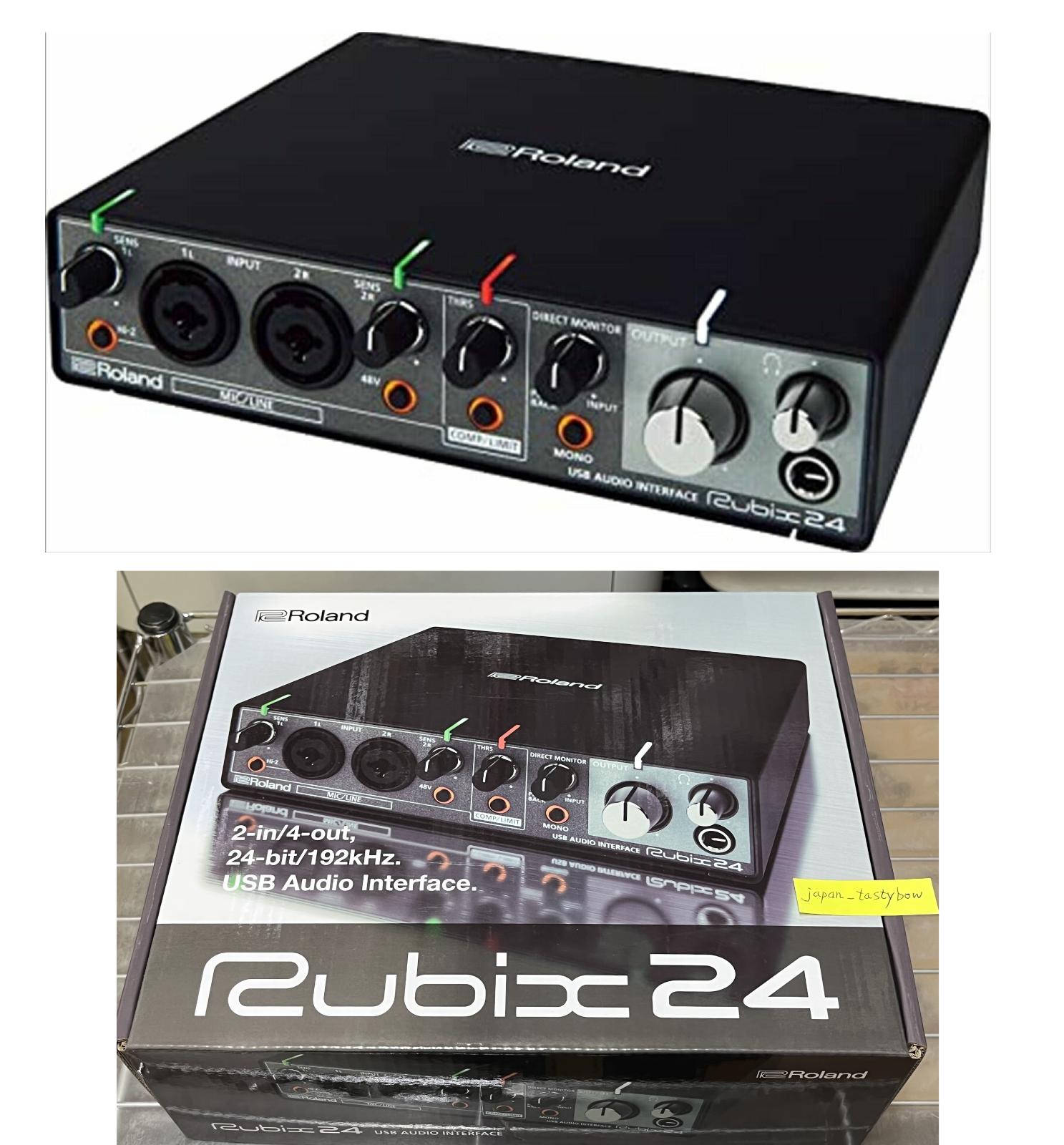 Roland USB Audio Interface Rubix24 2in/4out English Manual