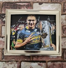 Leeds rhinos Ryan Hall Rugby Picture Pop Art Tribute