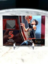 2018-19 Trae Young Select Draft Select #DS-TYG Two Color GAMEWORN RC Patch HAWKS