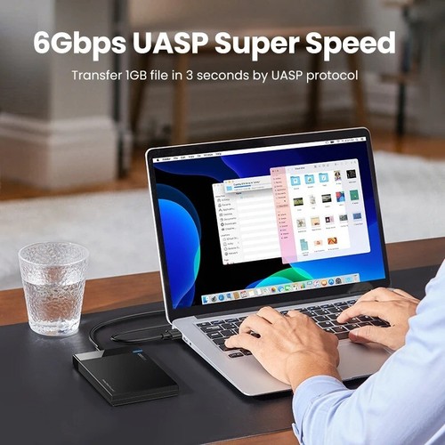 USB 3.1 Type C 2.5" External HDD SSD Enclosure Hard Drive Case SATA 3.0 UASP - Picture 5 of 5