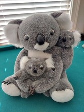 Cute Koala Mother And Babies Plushie