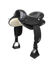 Abetta Western Saddle Gaited Comfort Endurance Nylon Black 20573