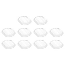 Earring Pads, 24pcs - Silicone Comfort Clip-on Earring Backs Clear,15x12mm 