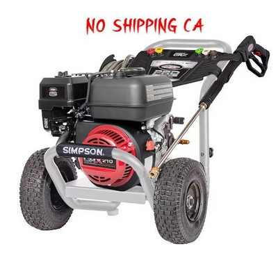 #ad #ad SIMPSON Pro 3500 PSI Gas Pressure Washer 2.5 GPM 5 Tips AAA Pump #PS61374 $400.00