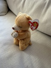Ty Beanie Baby HOPE Praying Bear 1998 w/ Tag March 23 Birthday
