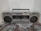 Vintage 80s Sharp GF-500 Stereo Cassette Double Tape Recorder Boombox For Parts