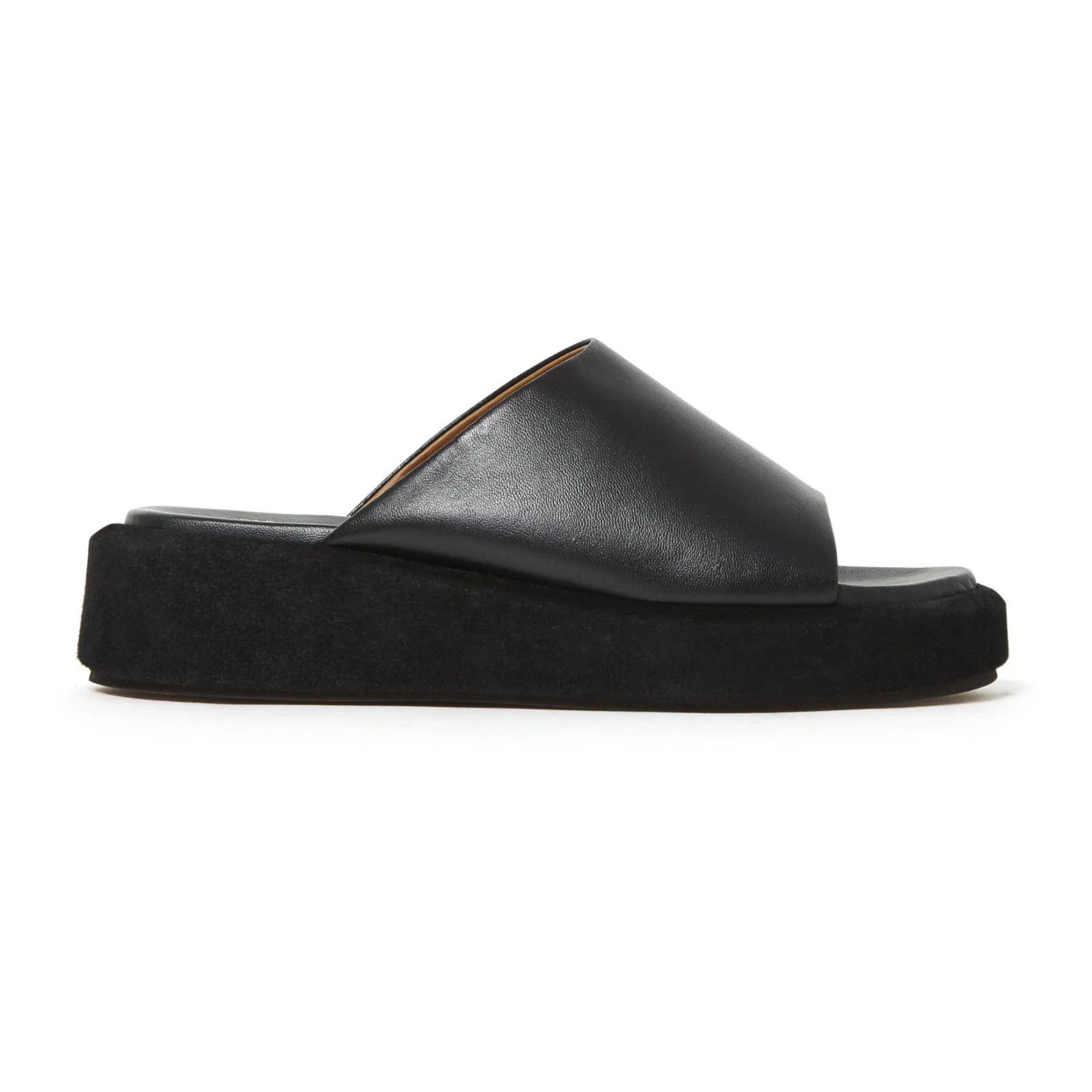 ATP Atelier Black Pacci Leather & Suede Sandals Size 39 image 10