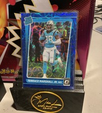 2021 Panini Donruss Optic - Rated Rookie Terrace Marshall Jr. #218 Blue Scope...