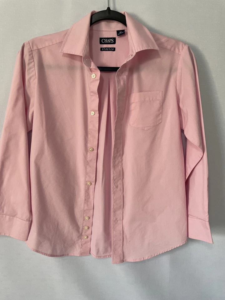  Chaps Lote De 3 Camisas De Vestir Niños 10/12 Abotonadas Manga Larga Color Plano Foto 2 de 4