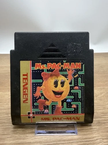 Tengen Ms. Pac-Man Nintendo Entertainment System NES Cartridge Tested
