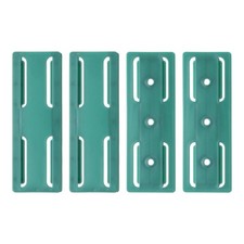 4pcs Adhesive Punch-Free Socket Holder, Power Strip Holder Fixer, Green
