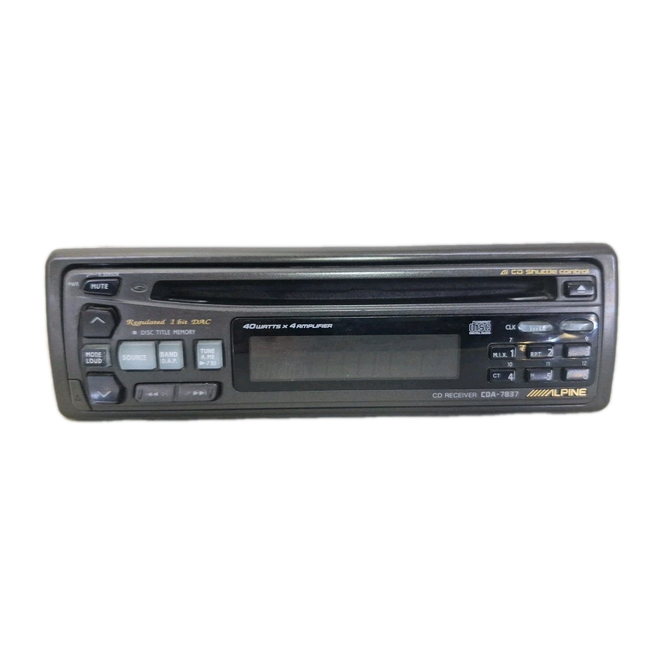 Cd In Dash Unit Detachable Face!