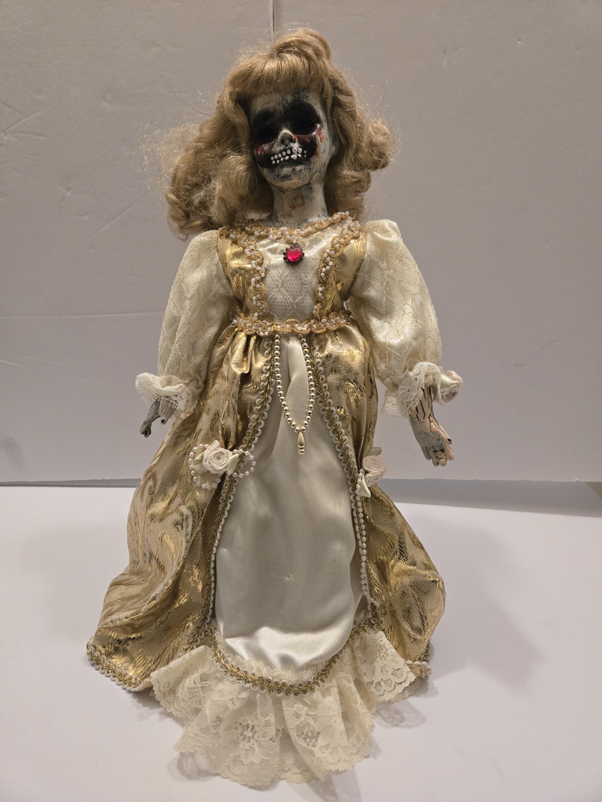 Handmade 15 Inch Zombie Bride China Doll Fast Same Day Shipp