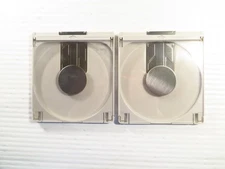 2 Pack Vintage CD Caddy ROM Cartridge Drive Apple Holder Case Load Tray USA Made
