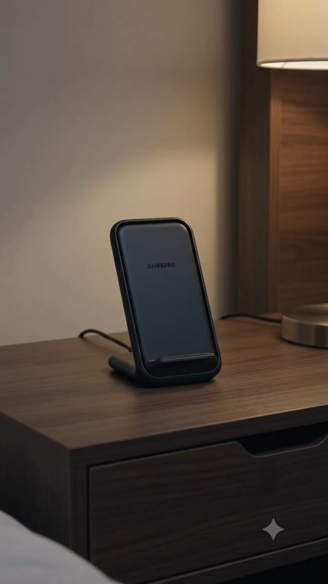 NEW Samsung Wireless Charger Stand 15w Fast Charge EP-N5200 Galaxy