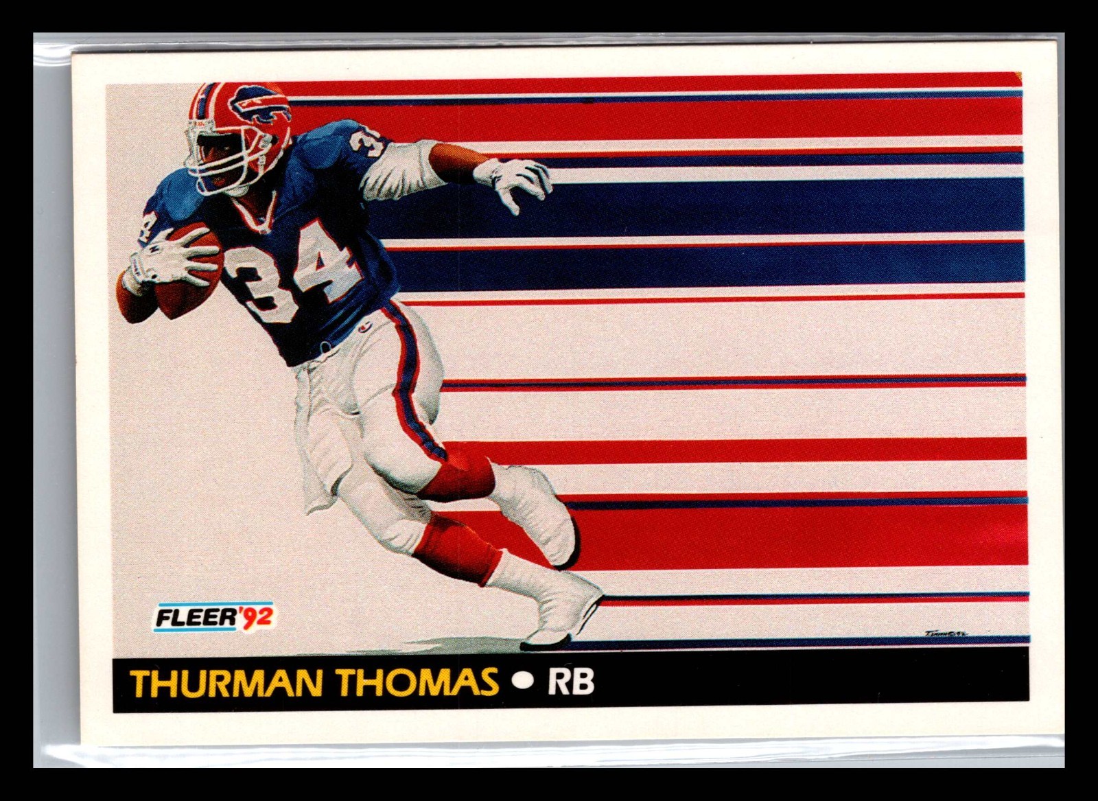 1992 Fleer - Pro Vision Thurman Thomas #476