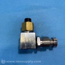 ABB 4D0737 Elbow, Tube Adapter, 1/4" Tube , Nickel Plate FNIP