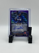 2025 Bowman Chrome - Prospect Autographs Angel Cepeda #CPA-AC Purple /250 (AU)
