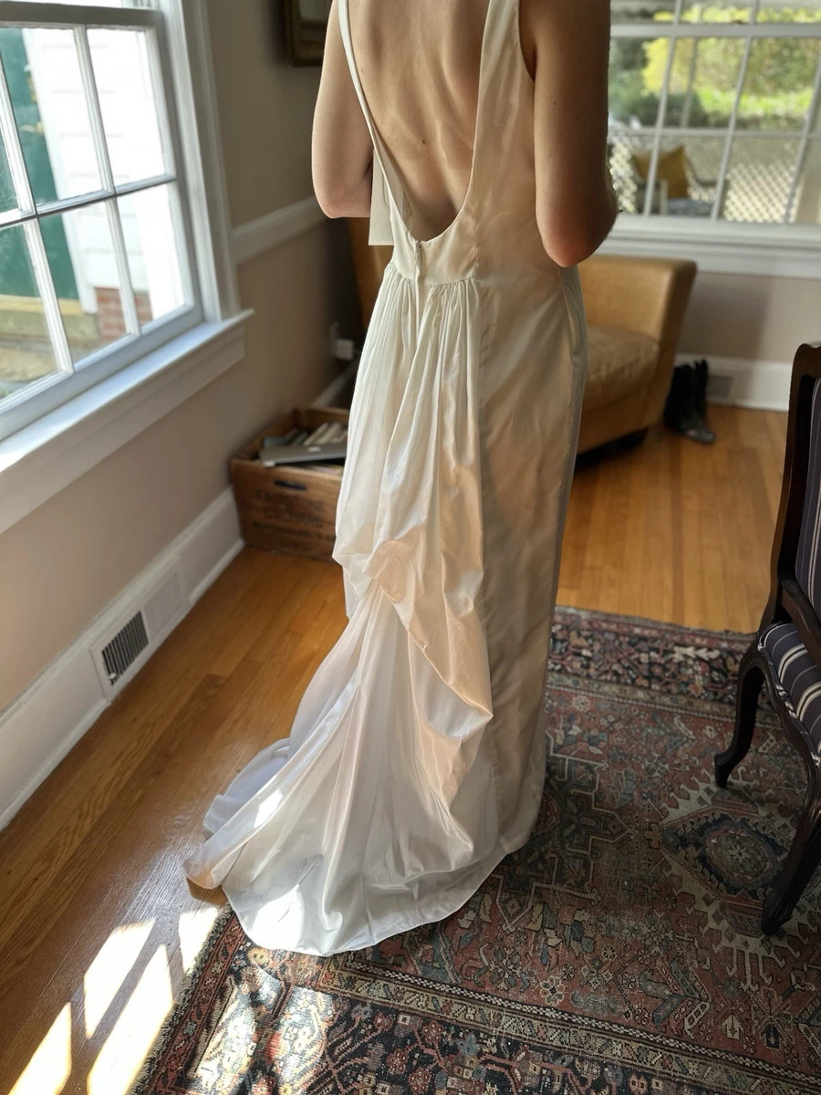 green emerald velvet dress White Off Shoulder Satin Long Evening Dress main image 0