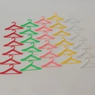 Vtg Barbie Doll Clothes Hangers Lot 30 Multicolor Red Pink Green White Yellow