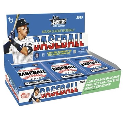 2025 Topps Heritage High Number Baseball Hobby Box Factory Sealed