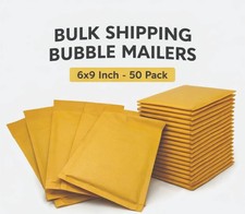 Supply Hut 000 4x8 Kraft Paper Bubble Padded Envelopes Mailers - 500 Pack