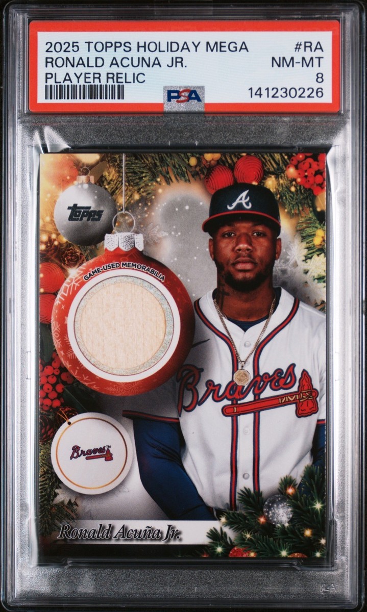 topps 2025 Ronaldo Acuña Jr. 25枚限定19/25 2025 Topps Holiday - Relics Ronald Acuña Jr. #PR-RA (MEM) for sale