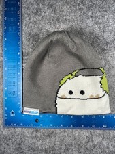 Zemu Apparel Winterkids Beanie Toque Youth One Size Gray Knit Acrylic Blend Ski