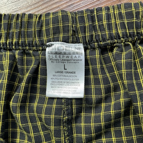 Sideline Apparel Pyjamahose Perdue Boilermakers Herren L schwarz gelb Kordelzug - Bild 4 von 7