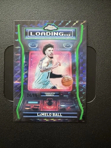 2025 Topps Chrome LaMelo Ball Refractors Green Geometric (RAW)