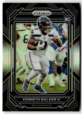 2022 Panini Chronicles Gridiron Kings NFL PB-19 Kenneth Walker III Rookie Silver