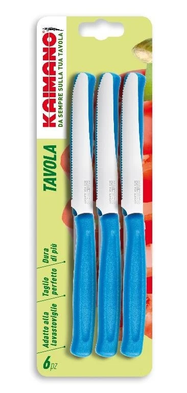 Kaimano KDN041506A Dinamik Coltelli Tavola, Tabla, Arancia, 6 unità