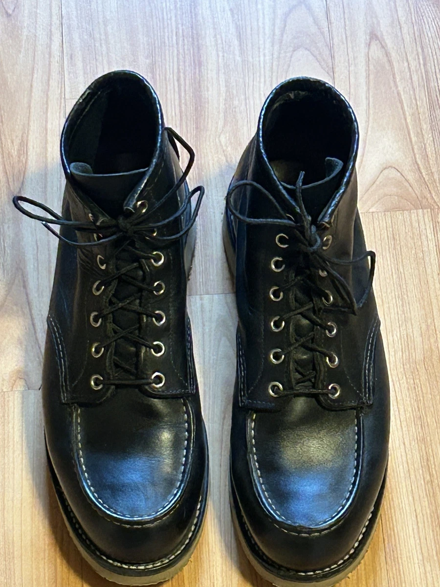 Black Red Wing Moc Toe Boots for Men | eBay display picture 1