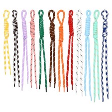 12Pcs Nylon Rope Keychain Colorful Paracord Keychain Braided Rope Bag Charms ...