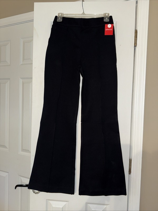 Spanx New Hi-Rise Flare In Ponte Size Small 20252Q Classic black