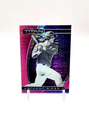 2021 Panini Chronicles Titan Anthony Rizzo Pink Prizm No. 1