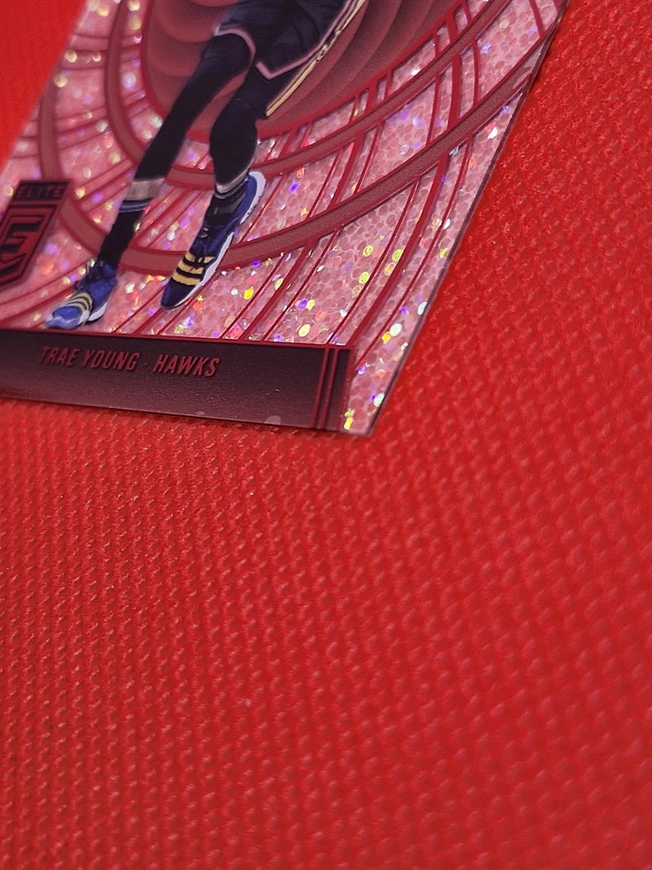 2023-24 Donruss Elite Clear Path Red International Trae Young #20 - Image 3 of 4