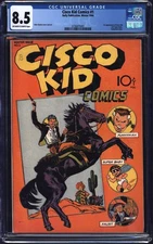 Bernard Baily - CISCO KID COMICS #1 - Grade 8.5 - Comic Book
