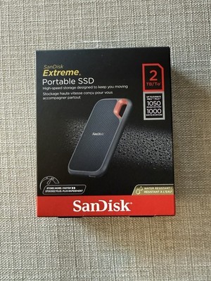 SanDisk Extreme Portable External SSD 2TB Model SDSSDE61-2T00-G25